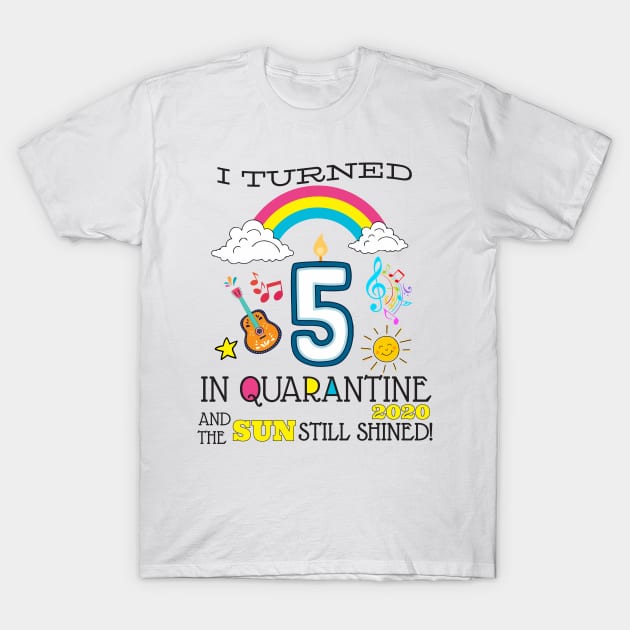 Quarantine 5th Birthday 2020 T-Shirt by WorkMemes